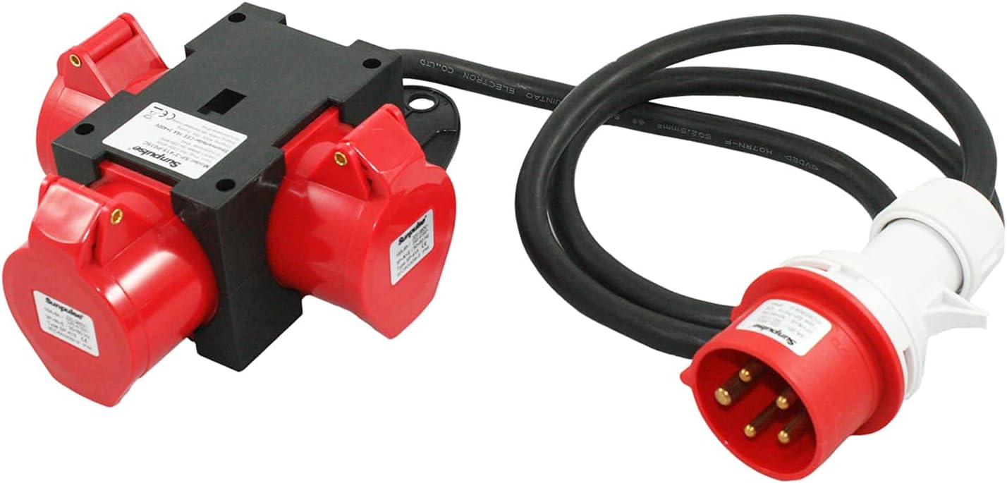 Adaptador 16A 400V Portátil Adaptador 16A 400V Portátil